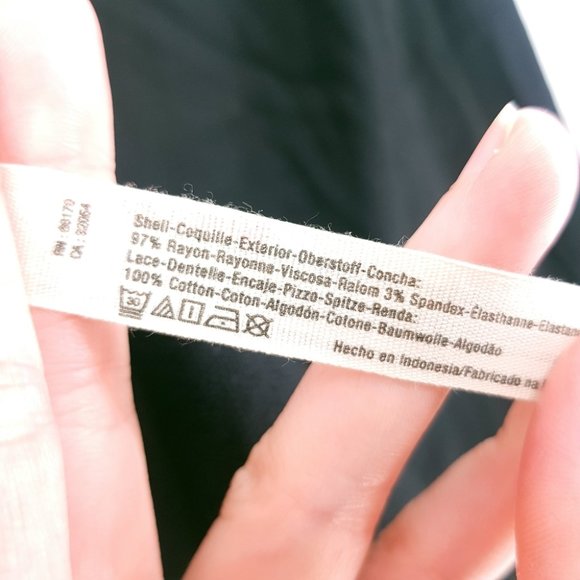 NWT Free People Sweet Talker Black Slip Dress S - Picture 11 of 11